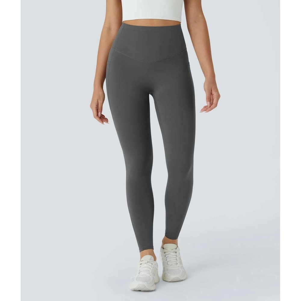 HALARA Gray High-Waisted Leggings